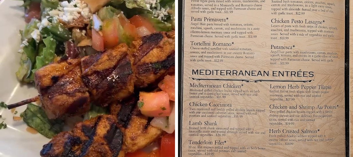 Mediterranean Grill Menu