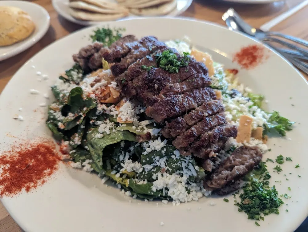 Fattoush Salad with Gyro Meat